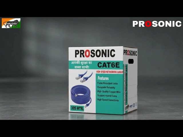 PROSONIC CAT6 CABLE - SPEED YOU CAN TRUST 