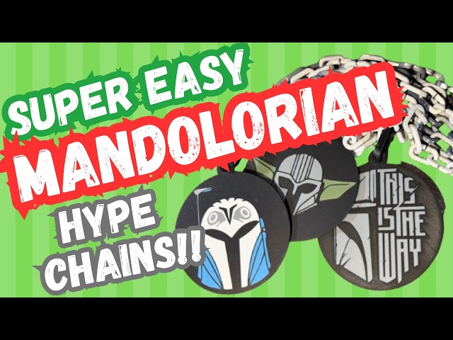 Easy Hype Chains with just Bambu Studio #mandolorian #3dprinting #bambulab #cosplay