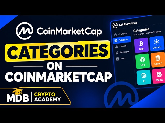 CATEGORIES ON COINMARKETCAP
