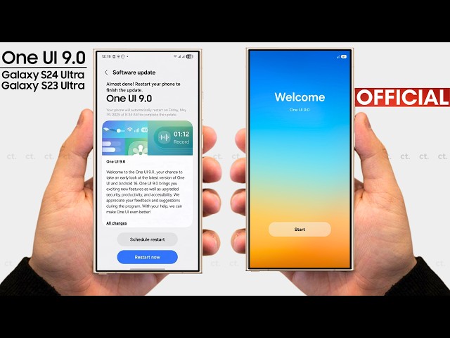 Samsung One UI 9 STABLE Galaxy S24, S23 Series - OFFICIAL UPDATE!