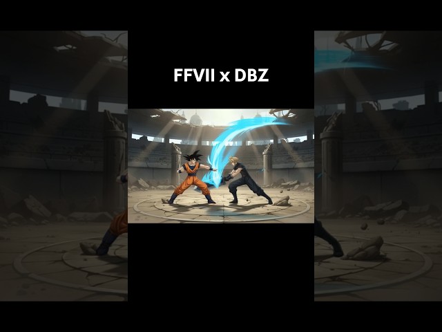FF7 x DBZ #ff7 #ff7remake #ff7r #shorts #dbz #anime
