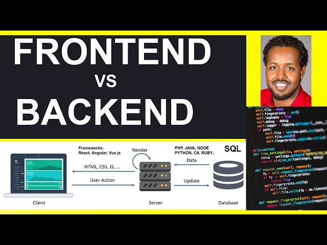 Frontend iyo Backend Maxay ku kala duwanyihiin? - Somali Programming