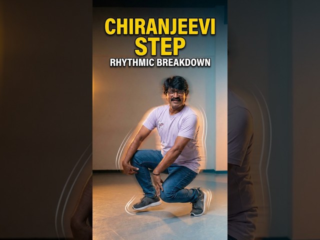 Chiranjeevi's EPIC Dance Steps Tutorial #dance | 1k entertainment