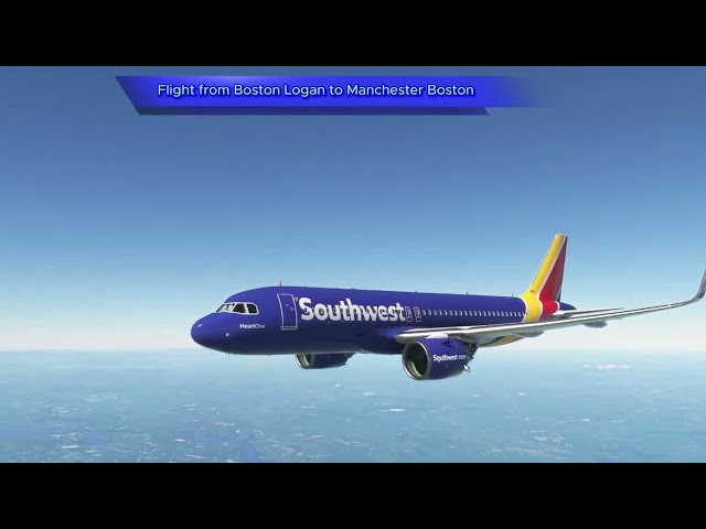 Flight from Boston Logan to Manchester Boston