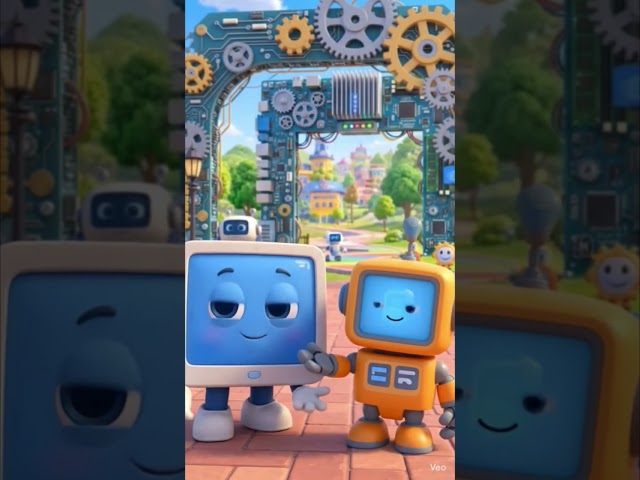 lilly explore the Compy town #shorts