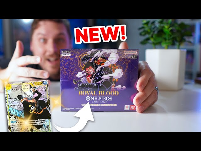 One Piece: OP 10 Booster Box opening! (NEW set: "Royal Blood")
