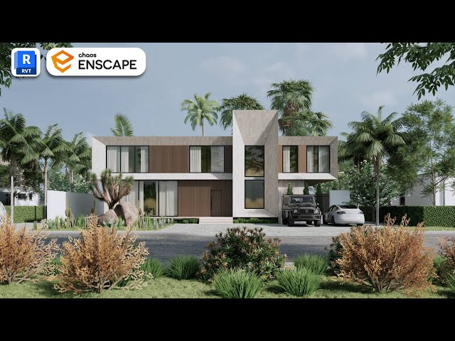 How To Create Photorealistic Enscape Exterior Renderings | Enscape + Revit Workflow