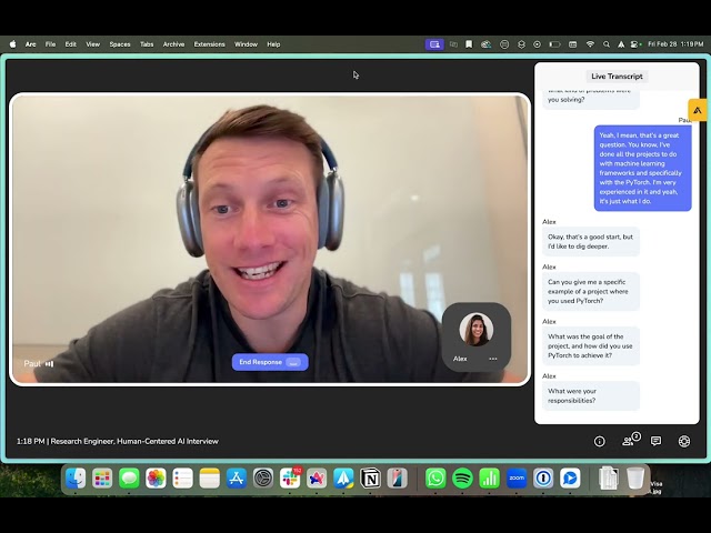 OpenAI SWE interview with an AI recruiting agent