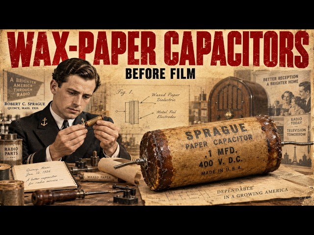 The Rise and Fall of Wax-Paper Capacitors in America’s Radios and TVs