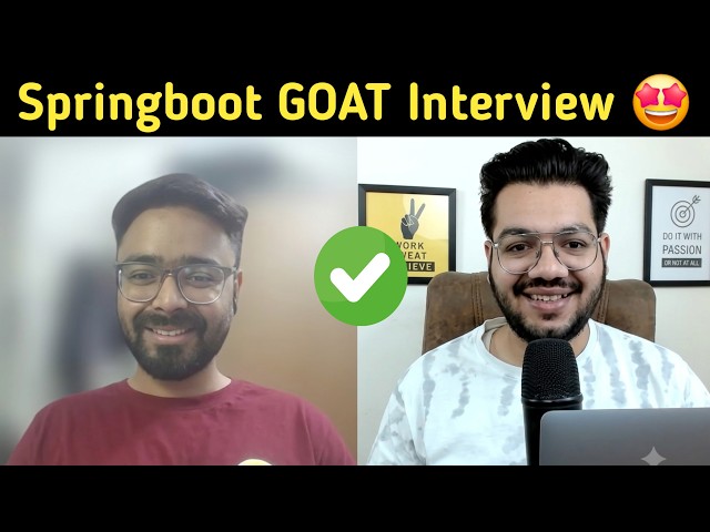 Java Spring Boot 3 Yrs Interview Experience