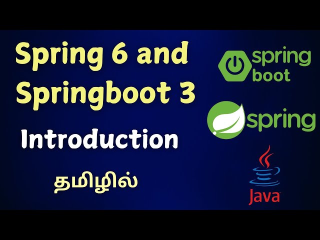 Spring Framework in Tamil | SpringBoot Tutorial in Tamil (Beginners) | Conquer Victory