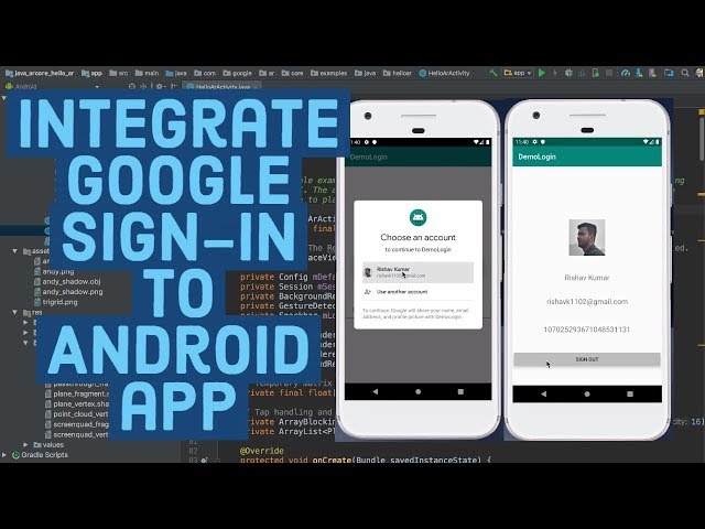 How to Integrate Google Sign In Your Android App using Android Studio