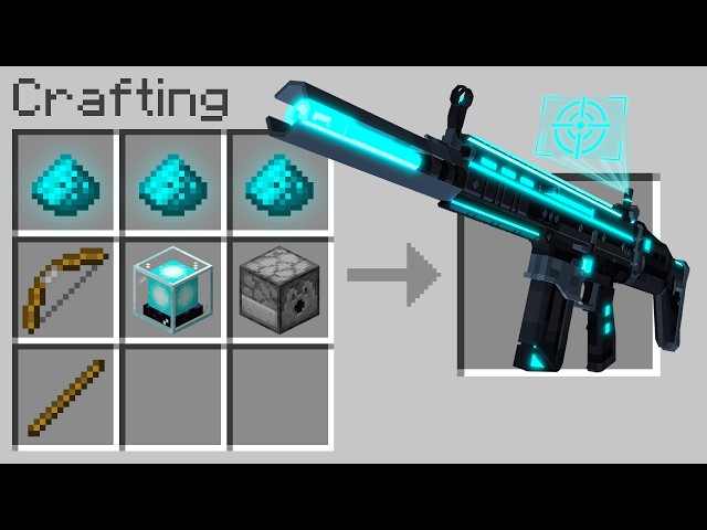 Minecraft, But You Can Craft Bionic Guns!