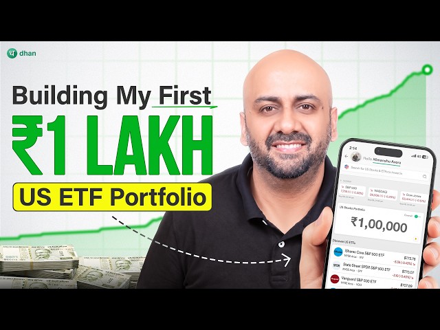 How to Invest ₹1 Lakh in US ETFs? Beginner Portfolio Strategy