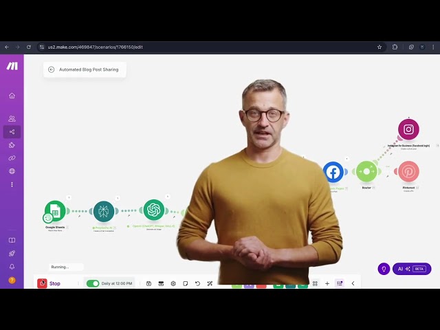 Automate Social Media Content | Make.com Automation