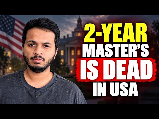 2-Year Master's in the USA Is Dead? Why I Changed My Advice