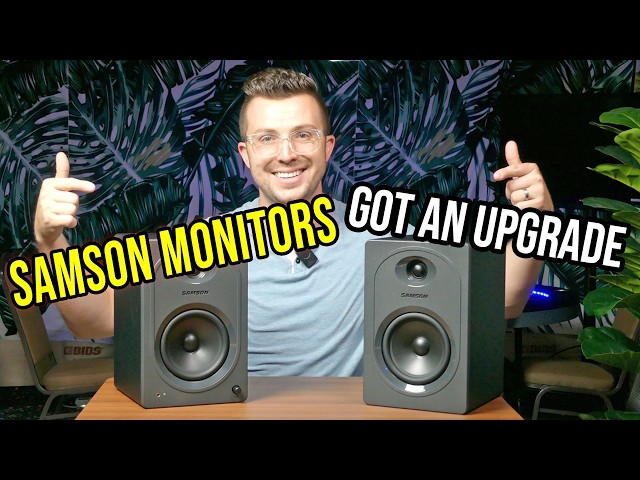 Samson MediaOne MX5BT Studio Monitors | Review and Demo