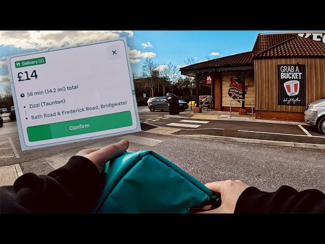 I Didn't Expect This Uber Eats HACK to Actually Work! — Delivering Food on a Sunny Sunday!