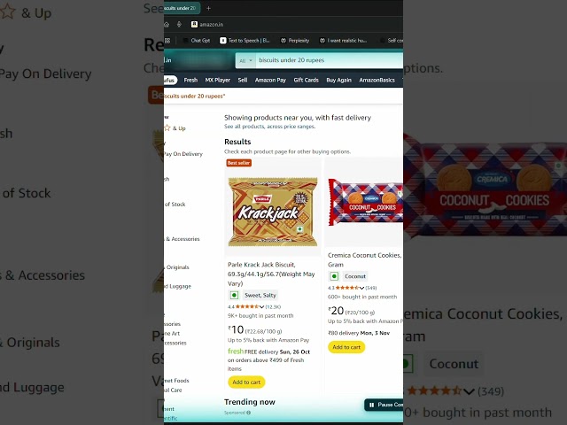 Just told AI to shop for me — and it did! 🛒🤯 #cometbrowser  #aishopping  #perplexityai #short