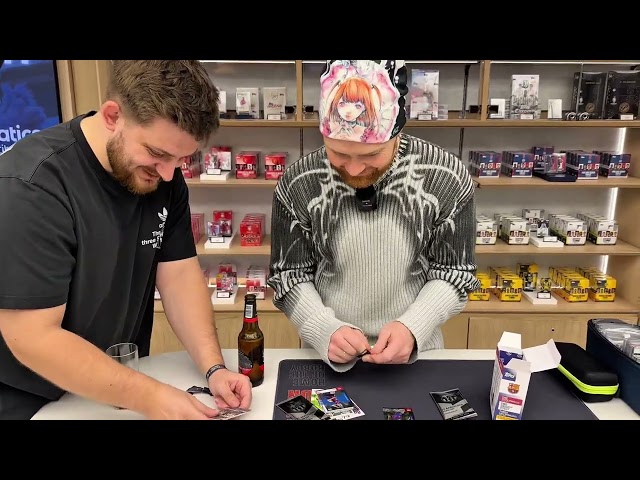 OPENING UP THE NEW TOPPS BARCELONA TEAM SET WITH GBW AT THE FANATICS STORE IN REGENT STREET
