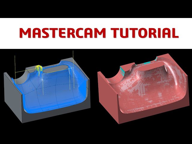 MasterCAM 2021 Tutorial #91 | Mill 3D Machining Toolpath | Mold Making