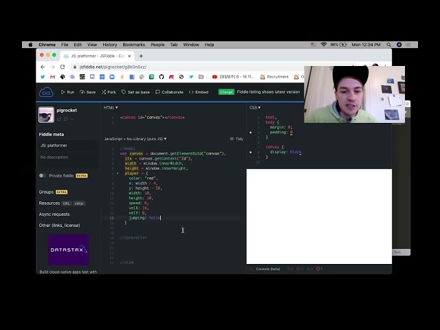 Intro to Gamedev: JavaScript Canvas
