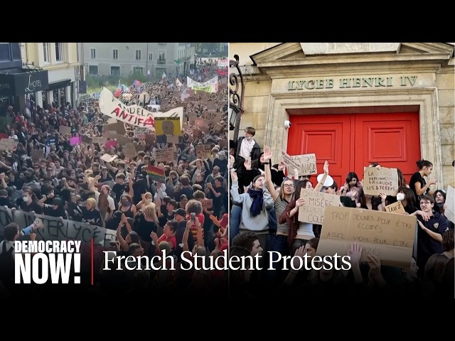 French High School Students Lead Mass Protests over School Funding, Inequality; Thousands Arrested