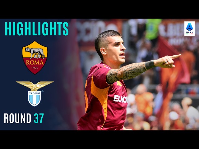 Mancini at the Double! | ROMA-LAZIO | HIGHLIGHTS | Serie A 2025/26