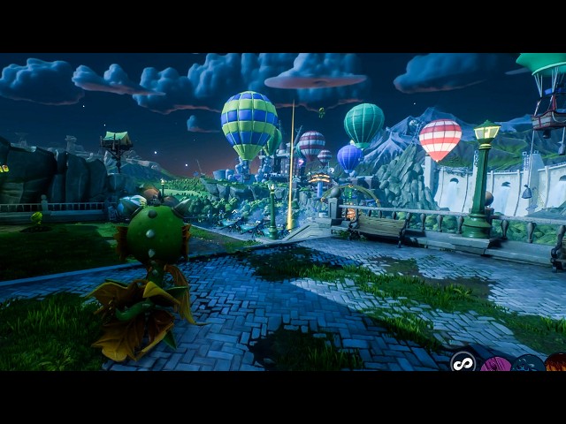PvZ BfN Giddy Park #63 - Unused Basic Night Giddy Park Variant