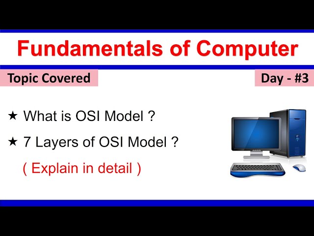 Complete OSI Model Tutorial | 7 Layers Explained in Computer Networks