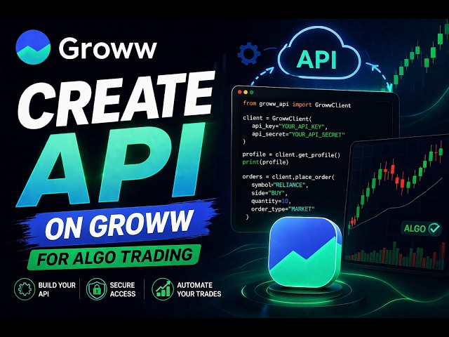 How to create API (With STATIC IP) on Groww