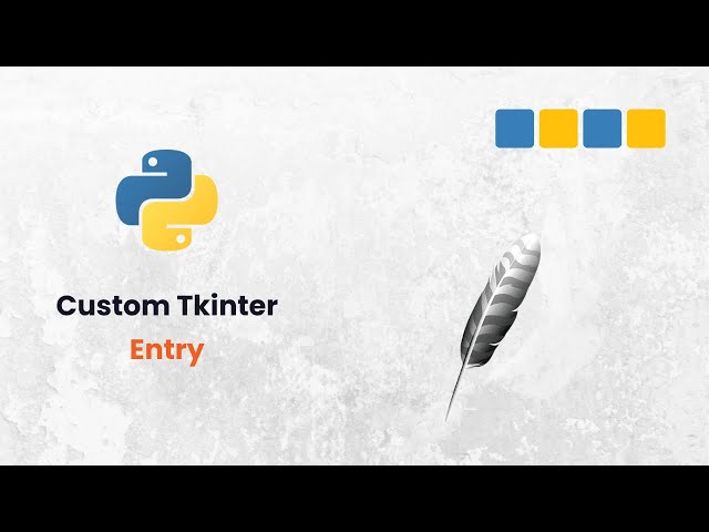 How to Use Entry Widgets in CustomTkinter | Python GUI Tutorial for Beginners