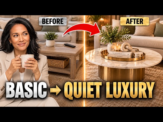 10 SIMPLE SWAPS That Take Your Living Room From BASIC to QUIET LUXURY