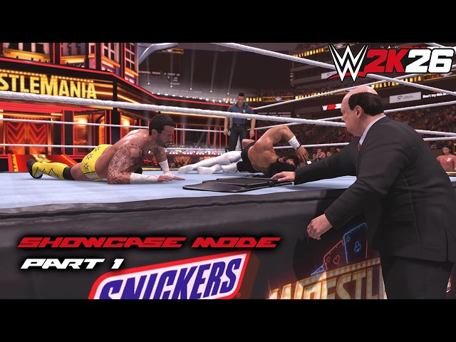 The Start of CM Punk's Showcase in WWE 2K26
