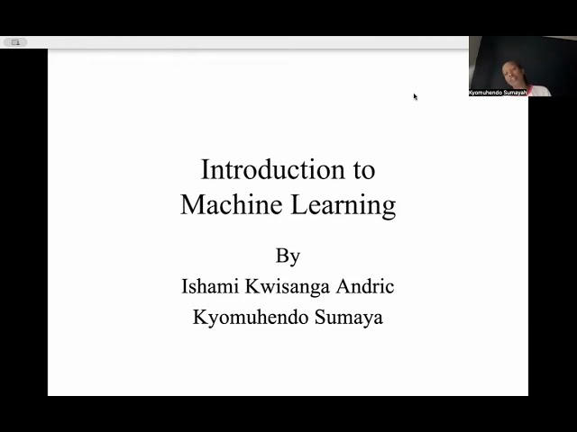 An Introduction to Machine Learning