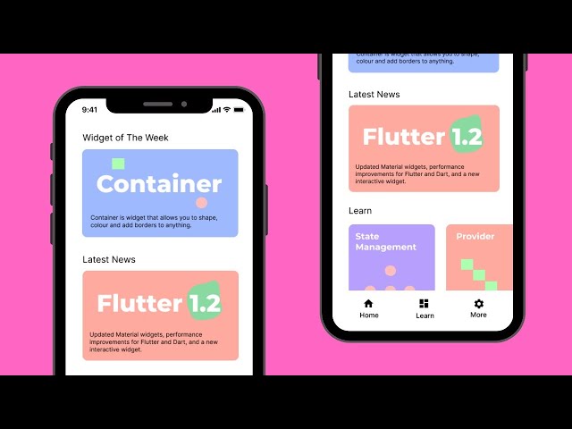Creating Learn Flutter App | UI Design #4