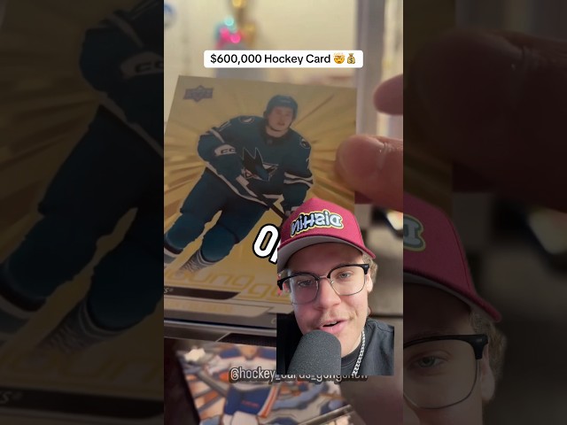 $600,000 card just got pulled 🤯#sportscards #hockey #hockeycards