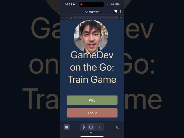 DAY 2 #AI #Coding 🚂💻  TRAIN GAME while ON THE MOVE using #REPLIT #CodeOnTheMove  #GameDev