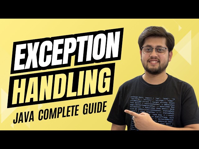 Java Exception Handling in One Shot | try-catch, finally & throw vs throws
