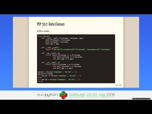 Stephane Wirtel - What's new in Python 3 7