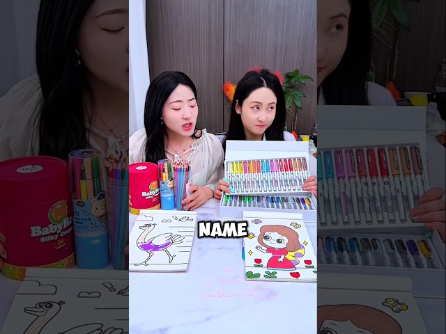 Amazing 36-Color Acrylic Markers🖍🤩✨️ #funny #sprunki