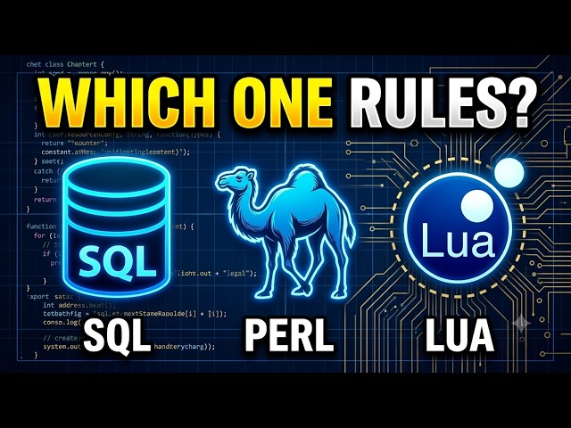 The Crazy History of SQL, Perl & Lua You Didn't Know!