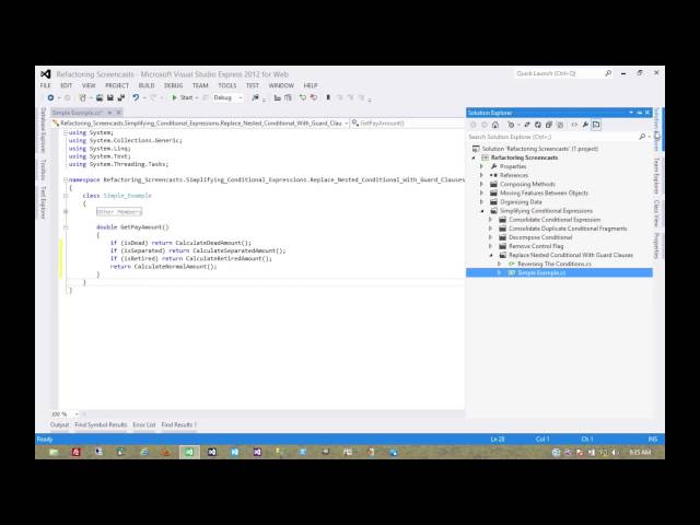Replace Nested Conditional With Guard Clauses