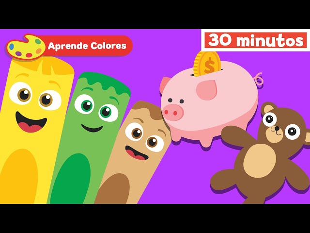 Aprende colores para bebés | La Pandilla de Colores | Dibujos Animados | Mi Primera Universidad