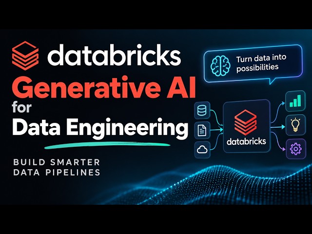 Databricks Generative AI for Data Engineering | Build Smarter Data Pipelines