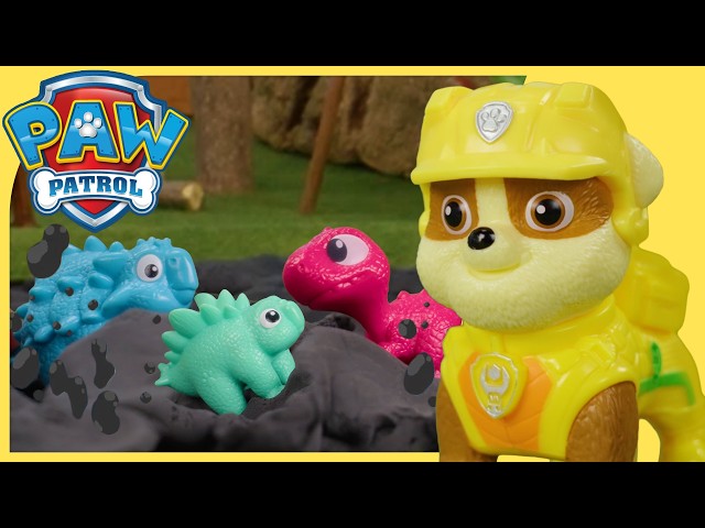 Sinking Baby Dinos | PAW Patrol | Toy Play for Kids