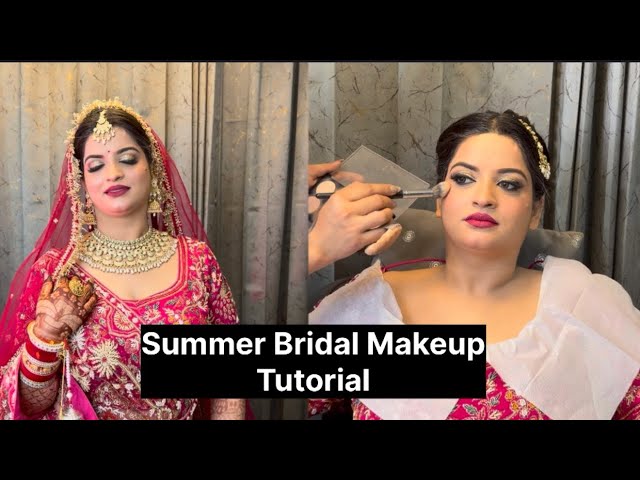 EASY SUMMER BRIDAL MAKEUP TUTORIAL // Glossy Makeup Tutorial for Bridal #makeoverbyanita002 #makeup