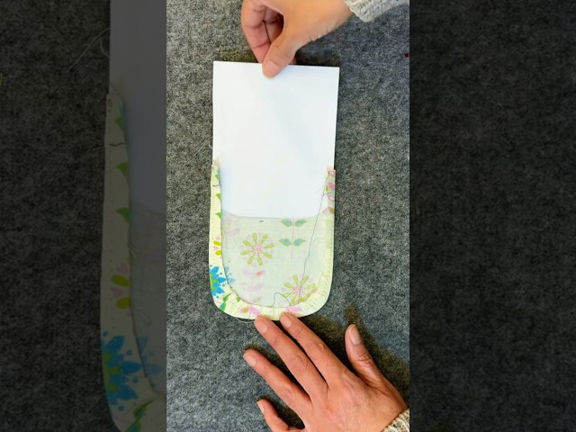 Use a template to help you with your pocket’s shape #sewingpockets #downtowntailoring #ussewtips