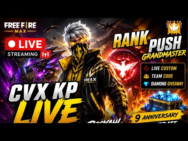 {LIVE} Free Fire India Play with New Senseviti And Unlimited Fun 🤓😂