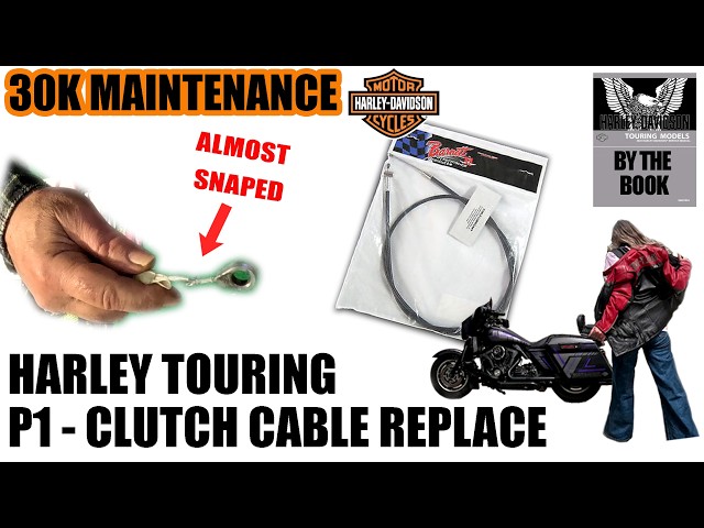 Harley Davidson Touring CLUTCH CABLE REPLACEMENT DIY